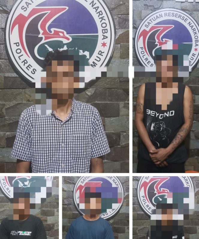 
 Berantas Narkoba, Polres Lampung Timur Amankan 5 Warga dari Tiga Kecamatan