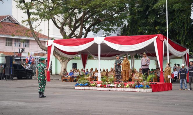 
 Lapangan Enggal Jadi Saksi Komitmen Tiga Pilar Wujudkan Ketertiban dan Pelayanan Publik