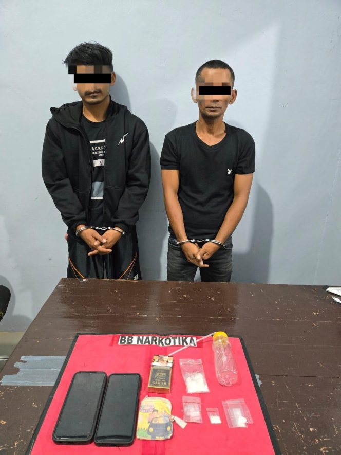 
 Polres Lampung Timur Gulung Dua Pengedar Sabu, Barang Bukti Hampir 14 Gram Diamankan!