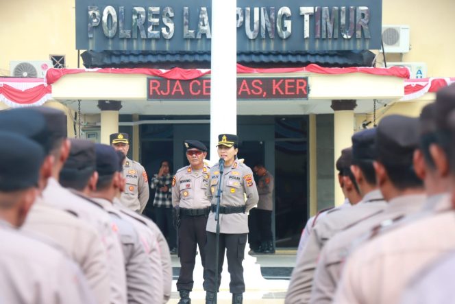 
 Kapolres Heti Patmawati: Latihan Dalmas Bentuk Mental Tangguh dan Profesionalisme Anggota Polri