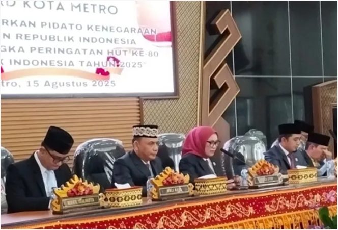 
 Paripurna DPRD Metro Jadi Momentum Refleksi Semangat Kemerdekaan dan Pengabdian untuk Rakyat